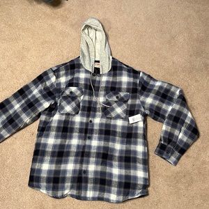 Wrangler flannel hoodie